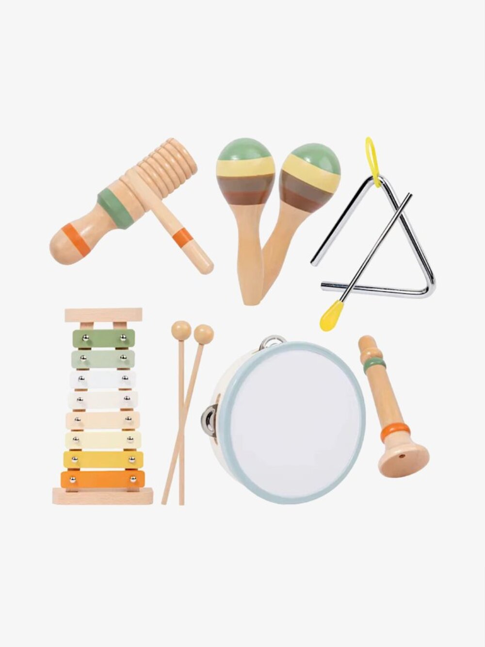Ohye Kids' Classic Wooden Music Set, Ages 3+, 11pc